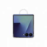 Samsung Original Galaxy Z Flip 7 Kuori Sormuskotelo Kirkas Läpinäkyvä