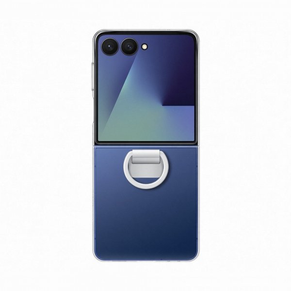 Samsung Original Galaxy Z Flip 7 Kuori Sormuskotelo Kirkas Läpinäkyvä