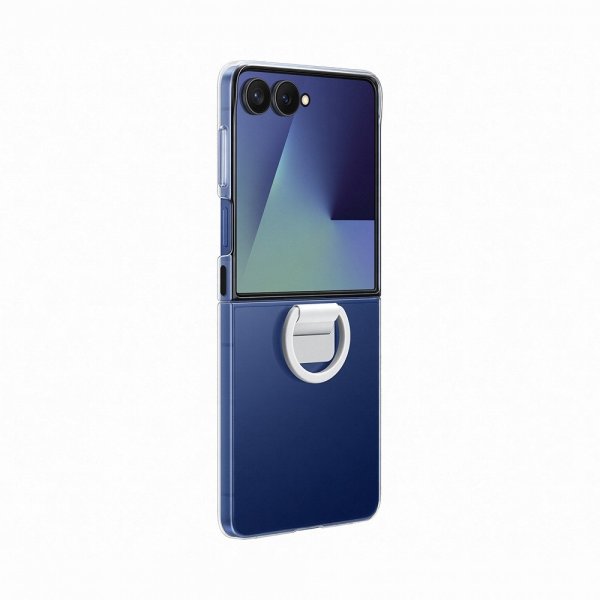 Samsung Original Galaxy Z Flip 7 Kuori Sormuskotelo Kirkas Läpinäkyvä