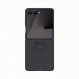 Samsung Original Galaxy Z Flip 7 Kuori Ring Case Silikoni Musta