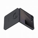 Samsung Original Galaxy Z Flip 7 Kuori Ring Case Silikoni Musta