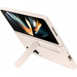 Samsung alkuperäinen Galaxy Z Fold 4 Standing Cover -kotelo ja kynä, hiekka