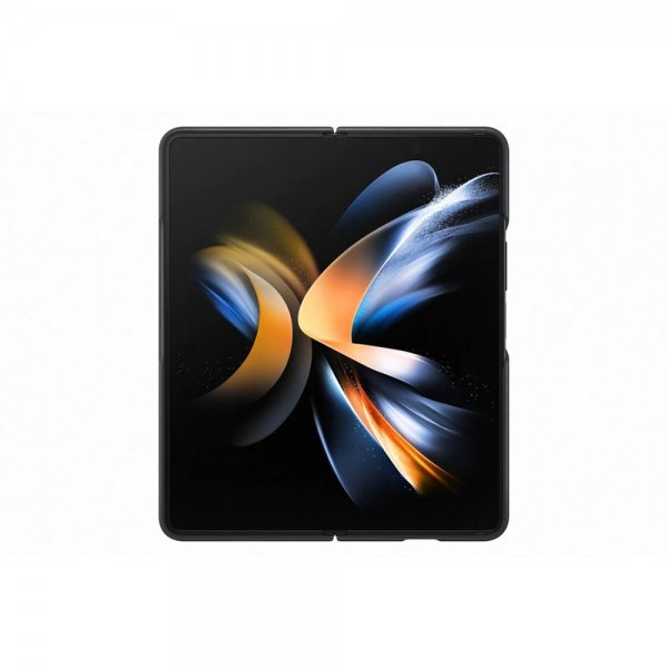 Samsung Alkuperäinen Galaxy Z Fold 4 Kuori Nahkakotelo Musta