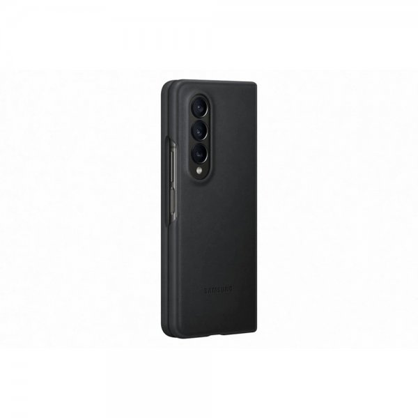 Samsung Alkuperäinen Galaxy Z Fold 4 Kuori Nahkakotelo Musta