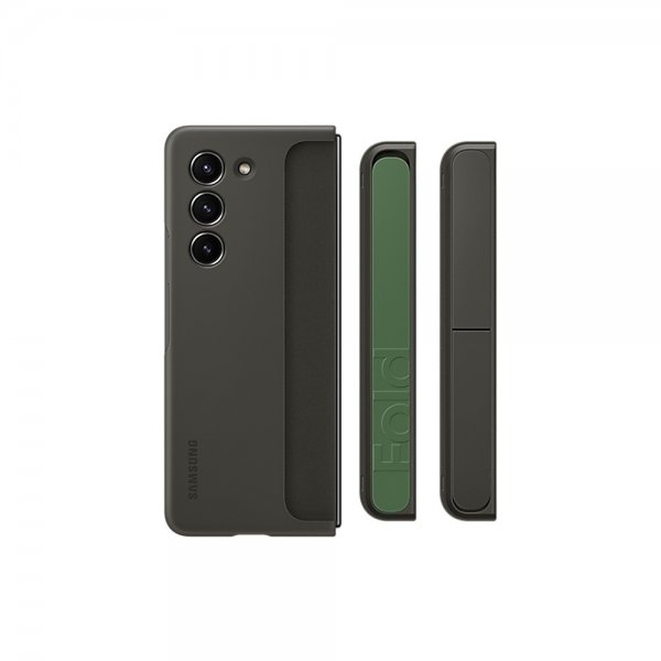 Samsung alkuperäinen Galaxy Z Fold 5 -suojakuori, jossa teline ja hihna, Graphite