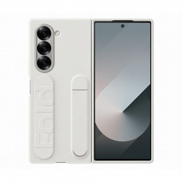 Samsung alkuperäinen Galaxy Z Fold 6 -silikonisuojakuori, valkoinen