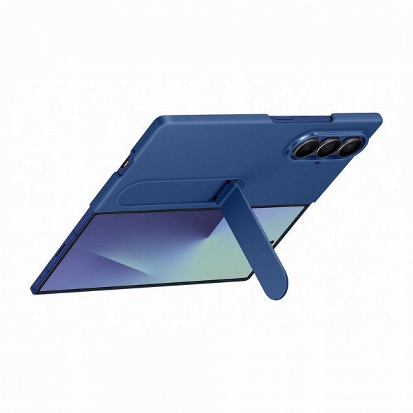 Samsung Original Galaxy Z Fold 7 Kuori Silikonikotelo Sininen