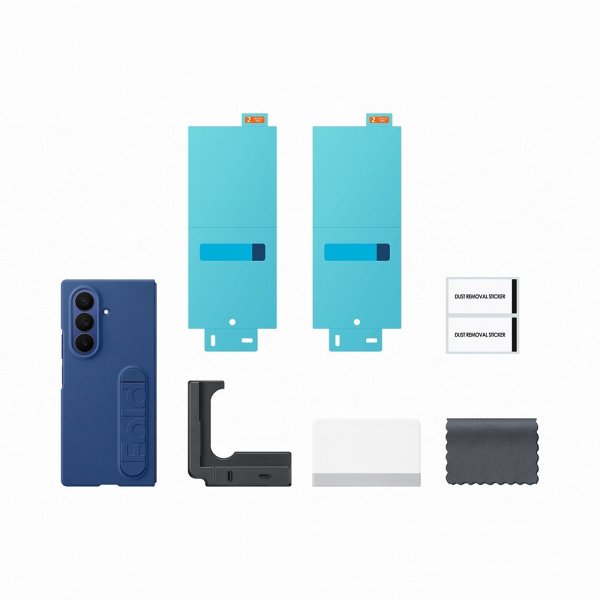 Samsung Original Galaxy Z Fold 7 Kuori Silikonikotelo Sininen