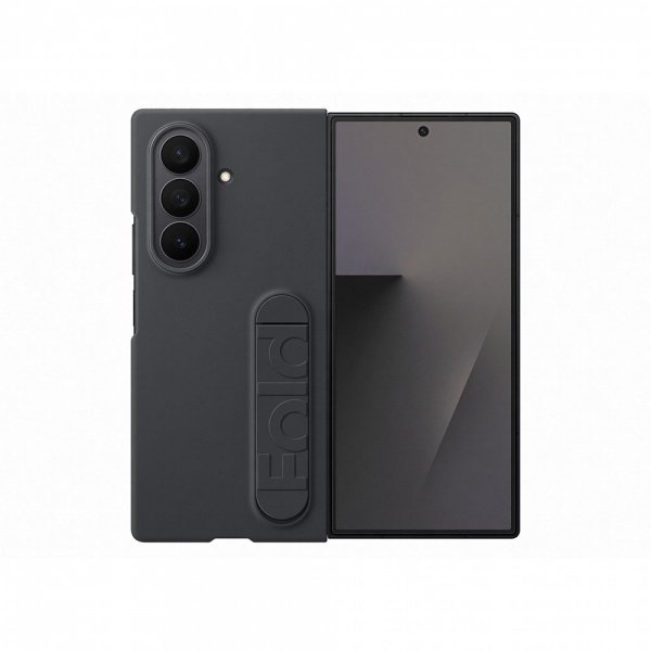 Samsung Alkuperäinen Galaxy Z Fold 7 Kuori Silikonikotelo Musta