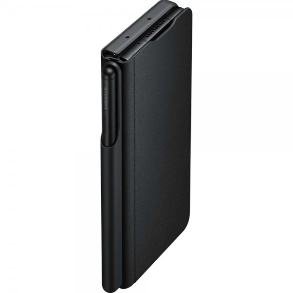 Samsung Original Galaxy Z Fold3 Flip Cover kynällä, musta