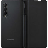 Samsung Original Galaxy Z Fold3 Flip Cover kynällä, musta