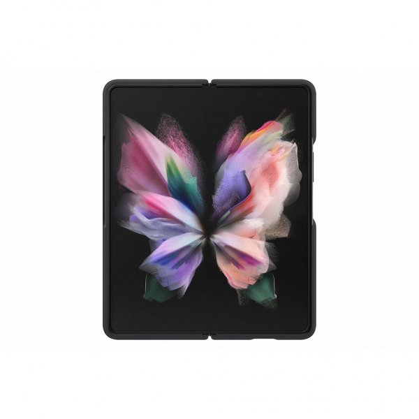 Samsung Original Galaxy Z Fold3 -suojakuori silikoninen, musta