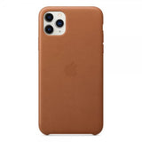 Apple Alkuperäinen iPhone 11 Pro Max Nahkakuori Ruskea