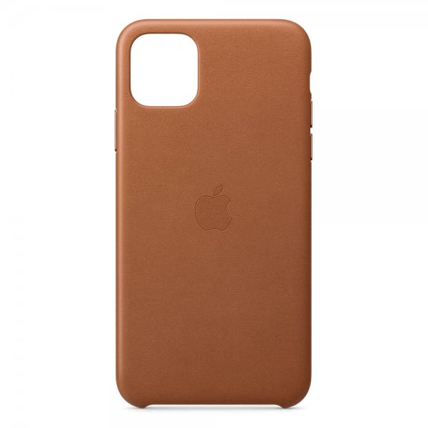 Apple Alkuperäinen iPhone 11 Pro Max Nahkakuori Ruskea