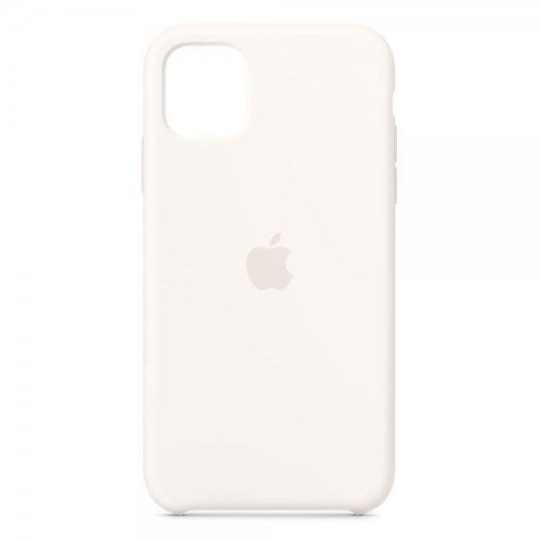 Apple alkuperäinen iPhone 11 -silikonikuori valkoinen