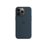 Apple Alkuperäinen iPhone 13 Pro Kuori Silikonikuori MagSafe Mustansininen