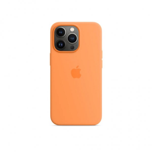 Apple Alkuperäinen iPhone 13 Pro Silikonikuori MagSafella, syksynkeltainen