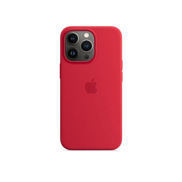Apple Alkuperäinen iPhone 13 Pro Silikonikuori MagSafe Punainen