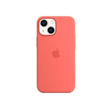 Apple Alkuperäinen iPhone 13 Silicone Case MagSafe -kuori, pomelonpunainen