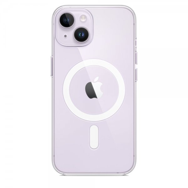 Apple alkuperäinen iPhone 14 Plus Clear Case MagSafe Läpinäkyvä