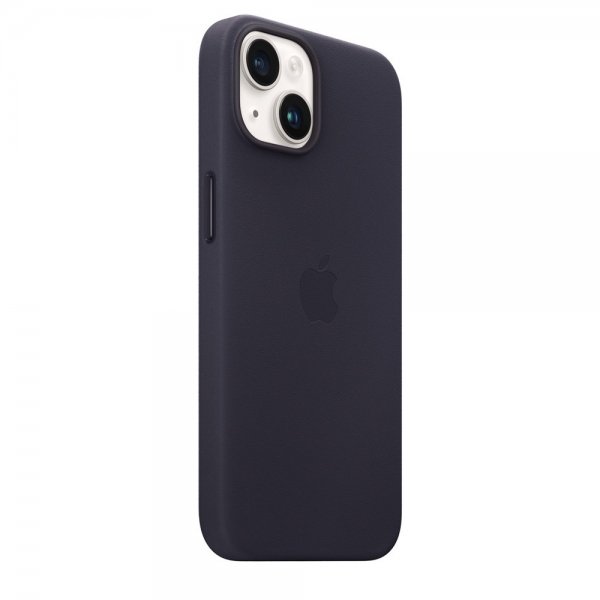 Apple Alkuperäinen iPhone 14 Plus Nahkakuori MagSafella, tummanvioletti