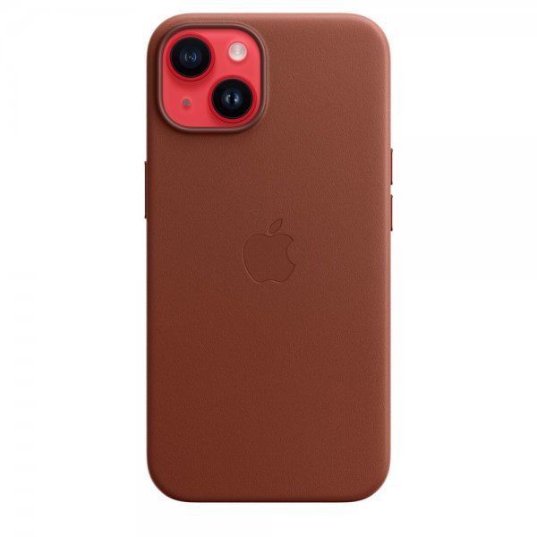 Apple Original iPhone 14 Plus -nahkakotelo MagSafe, Umbra