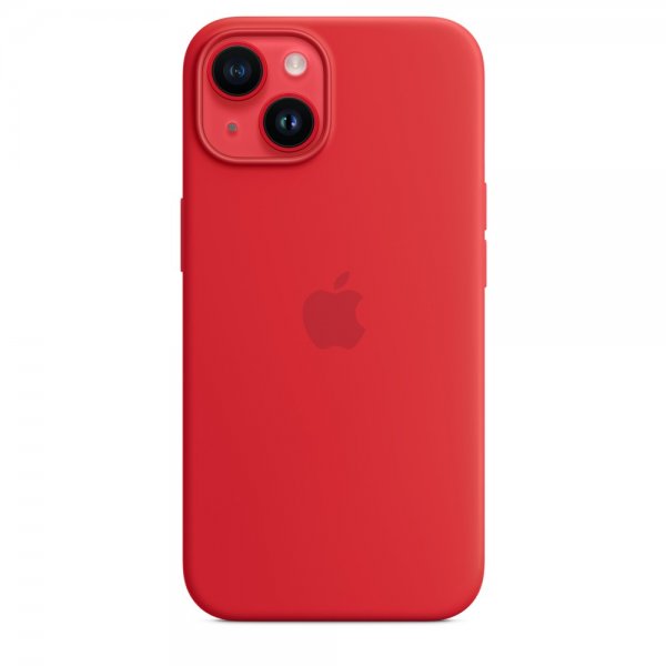 Apple alkuperäinen iPhone 14 Plus Silicone Case -suojakuori MagSafella (PRODUCT)RED