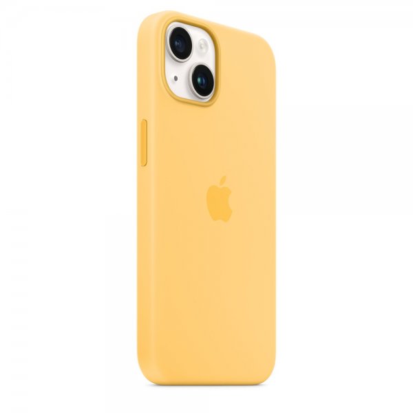 Apple Alkuperäinen iPhone 14 Plus Silicone Case -kuori MagSafella, Auringonkukka