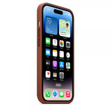 Apple Alkuperäinen iPhone 14 Pro Max Nahkakuori MagSafe Umbra