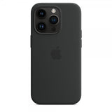 Apple alkuperäinen iPhone 14 Pro Max silikonikuori MagSafe yönsininen