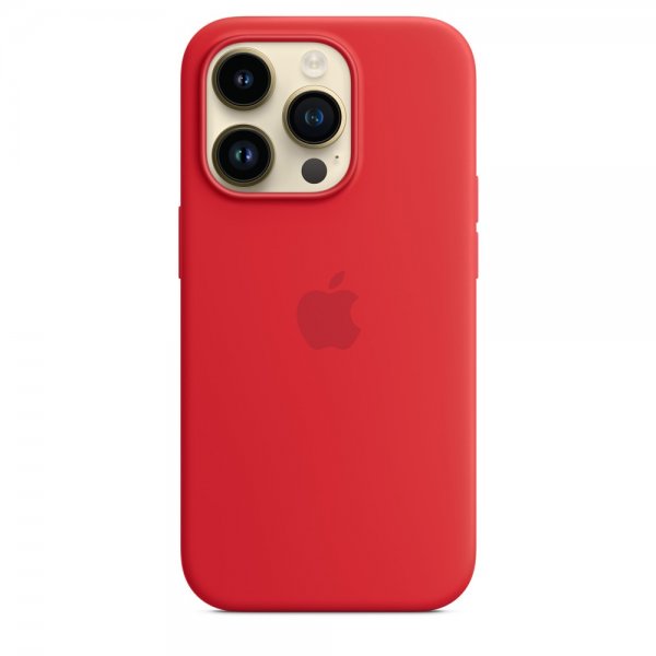 Apple Alkuperäinen iPhone 14 Pro Max -silikonikuori MagSafe (PRODUCT)RED