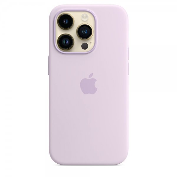 Apple alkuperäinen iPhone 14 Pro Max -silikonisuojakuori MagSafella, syreeni