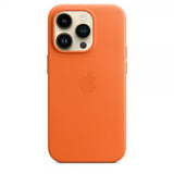 Apple Original iPhone 14 Pro -nahkakuori MagSafe oranssi