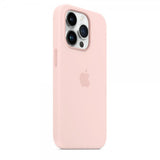 Apple alkuperäinen iPhone 14 Pro -silikonikuori MagSafella, liituvaaleanpunainen