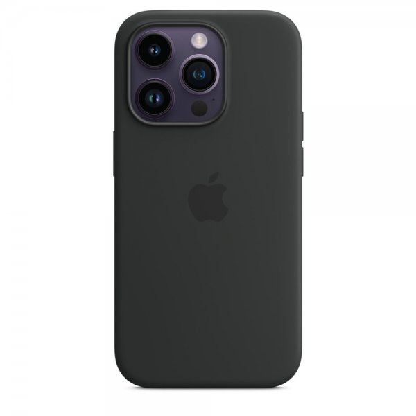 Apple Alkuperäinen iPhone 14 Pro -silikonisuojakuori MagSafe - Keskiyö