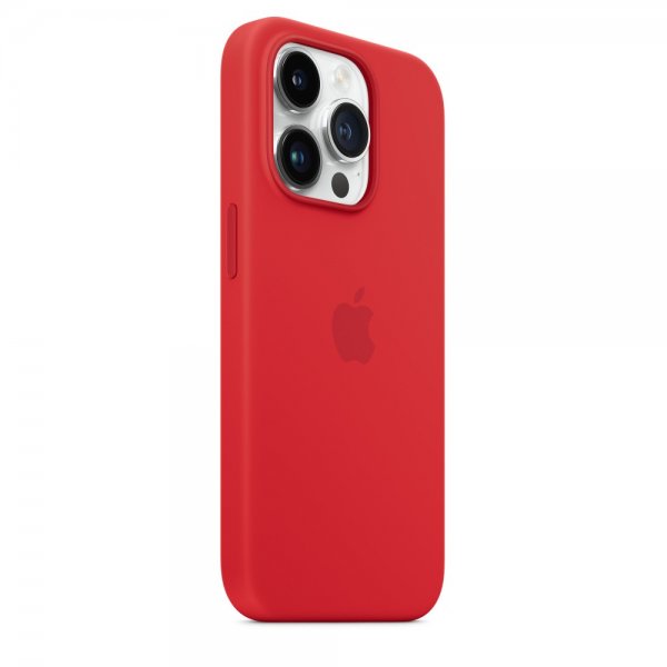 Apple Alkuperäinen iPhone 14 Pro Silikonikuori MagSafella (PRODUCT)RED