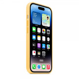 Apple Alkuperäinen iPhone 14 Pro -silikonisuojakuori MagSafella, Auringonkeltainen