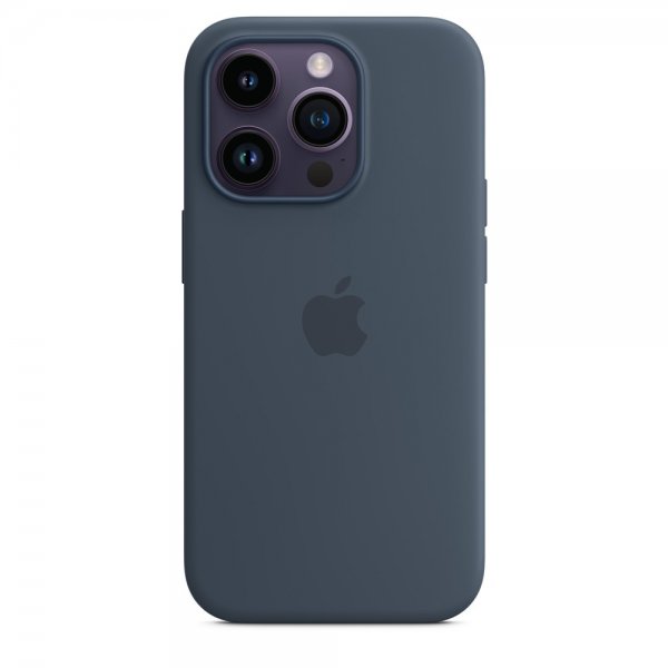Apple Alkuperäinen iPhone 14 Pro -silikonisuojakuori MagSafe, Myrskynsininen