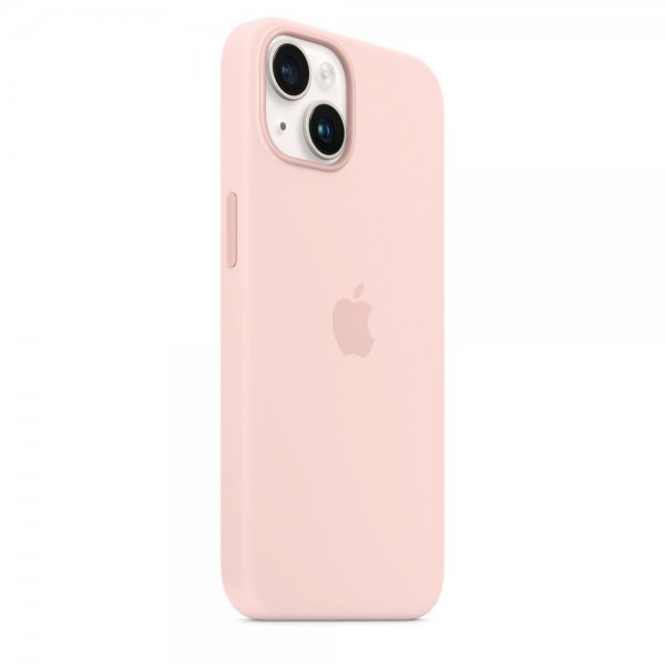 Apple Alkuperäinen iPhone 14 Silikonisuojakuori MagSafe Kriitinpinkki