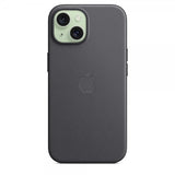 Apple alkuperäinen iPhone 15 Plus FineWoven MagSafe -kuori, musta