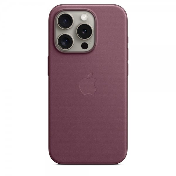 Apple Alkuperäinen iPhone 15 Pro Max Kuori FineWoven MagSafe Mulberry