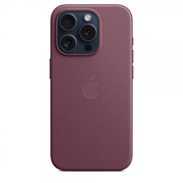 Apple Alkuperäinen iPhone 15 Pro Max Kuori FineWoven MagSafe Mulberry