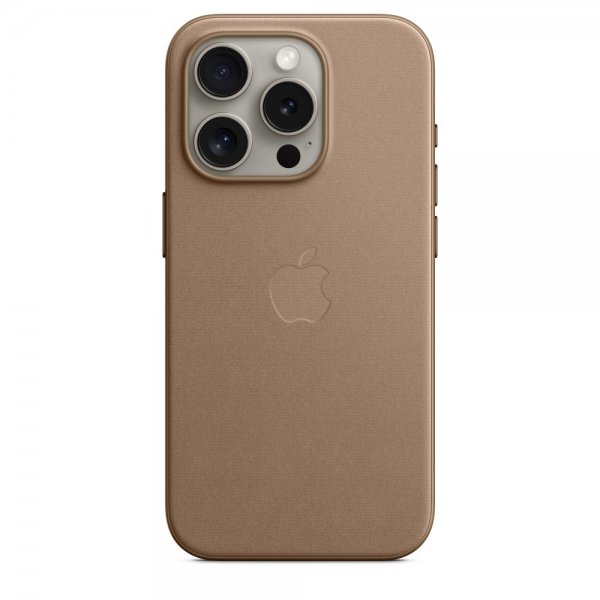 Apple Alkuperäinen iPhone 15 Pro Max Kuori FineWoven MagSafe Taupe