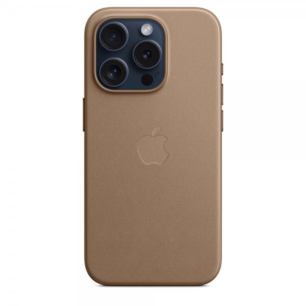 Apple Alkuperäinen iPhone 15 Pro Max Kuori FineWoven MagSafe Taupe
