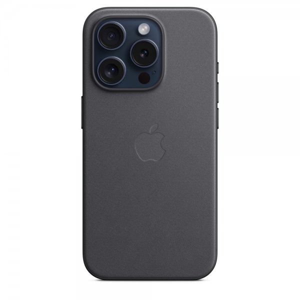 Apple Alkuperäinen iPhone 15 Pro Max Kuori FineWoven MagSafe Musta