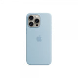 Apple Alkuperäinen iPhone 15 Pro Max Silikonikuori MagSafe Vaaleansininen