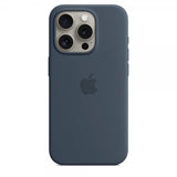 Apple Alkuperäinen iPhone 15 Pro Max Silikonikuori MagSafe Myrskynsininen