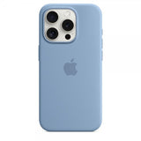 Apple Alkuperäinen iPhone 15 Pro Max Silikonikuori MagSafe Talvensininen