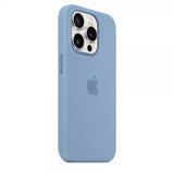 Apple Alkuperäinen iPhone 15 Pro Max Silikonikuori MagSafe Talvensininen