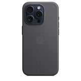 Apple Alkuperäinen iPhone 15 Pro Kuori FineWoven MagSafe Musta